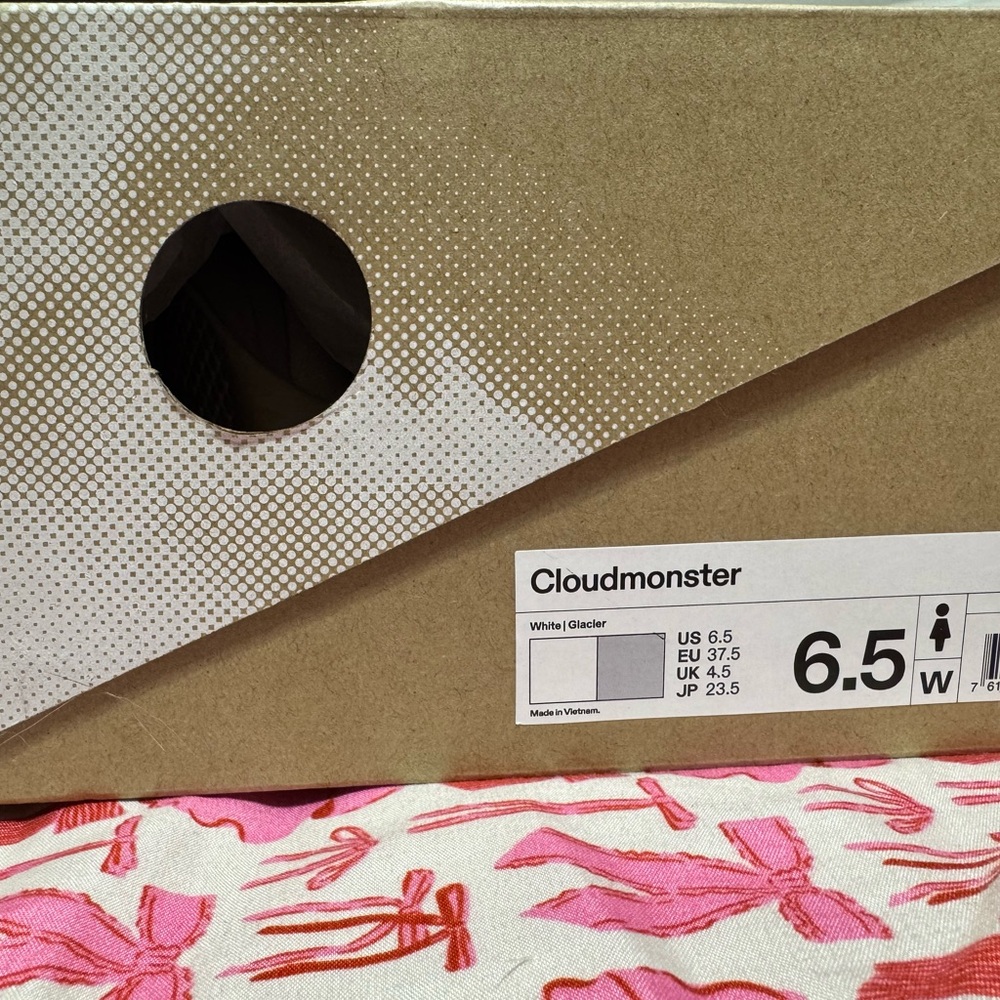 On Cloud Cloudmonster White Sneakers - image 4